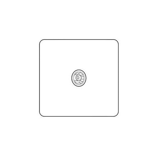 Gainsborough Range Satin Brass Switches & Sockets, GF14 - 1 Gang Isolated TV Coaxial Socket by Heritage Brass By M-Marcus
