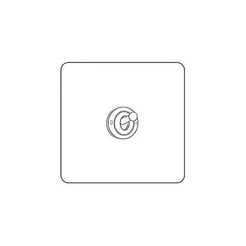 Victorian Polished Brass Switches & Sockets, V - 1 Gang Toggle Switch by Heritage Brass By M-Marcus