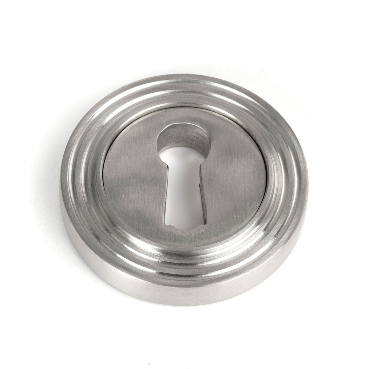 From The Anvil's Satin Marine SS (316) Round Escutcheon