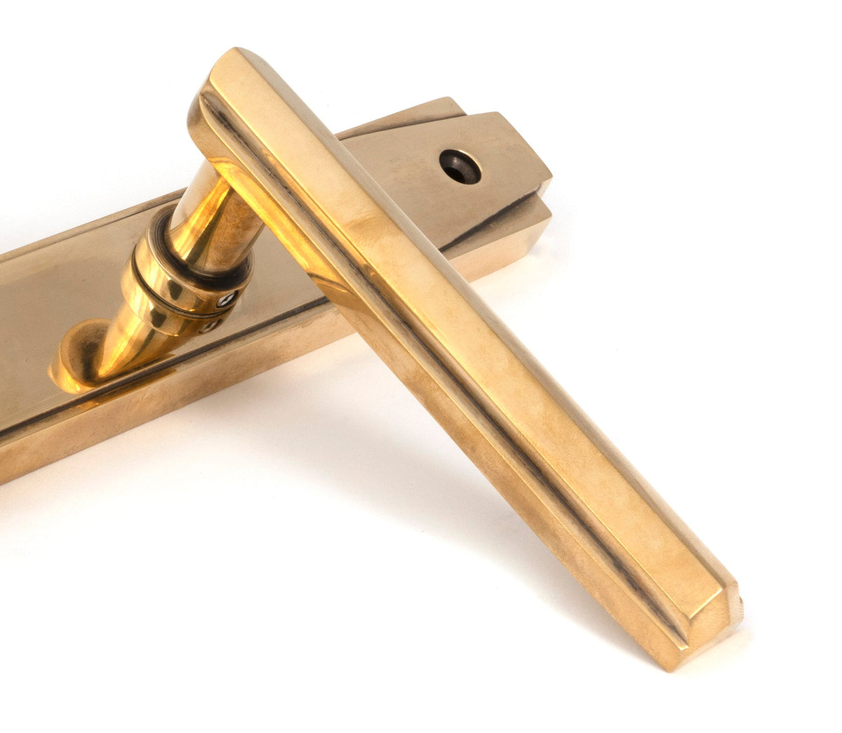 Art Deco Slimline Lever Espag. Lock Set by From The Anvil