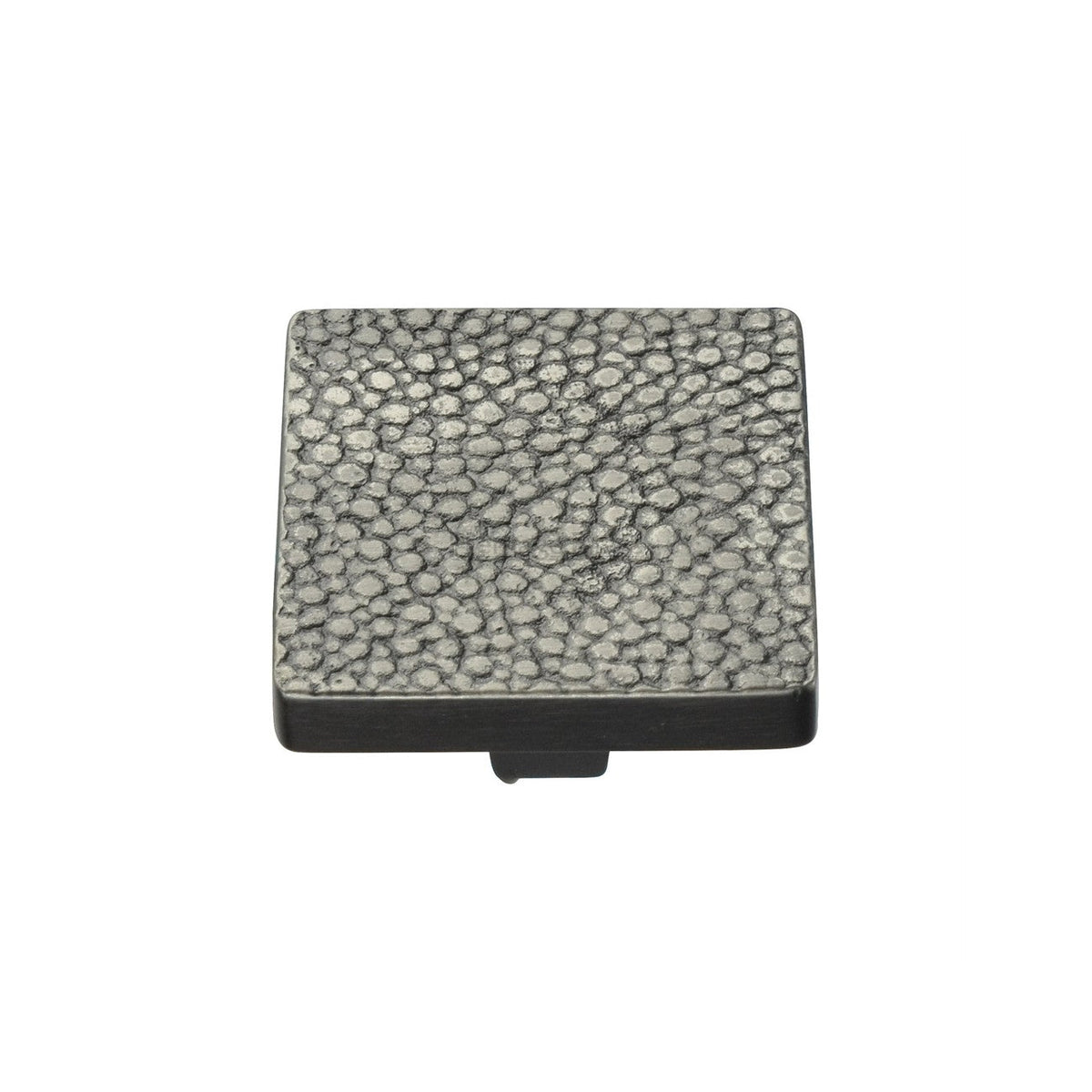 Square Stingray Cabinet Knob by M Marcus - Heritage Brass