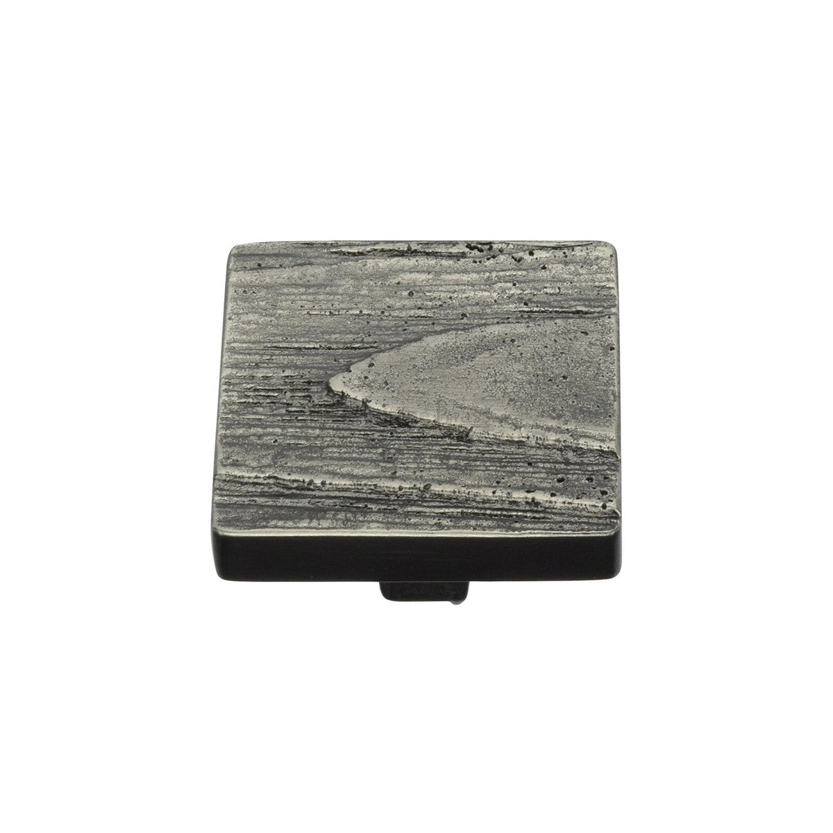 Square Pine Cabinet Knob by M Marcus - Heritage Brass