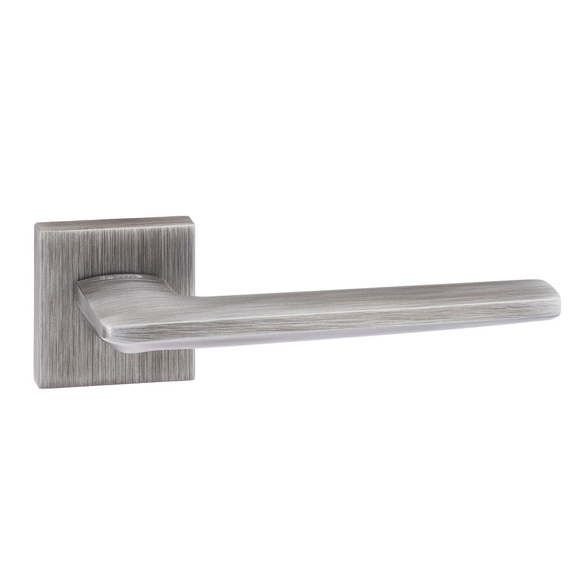 Forme Boston Lever Door Handle on Minimal Square Rose - Urban Graphite - Default