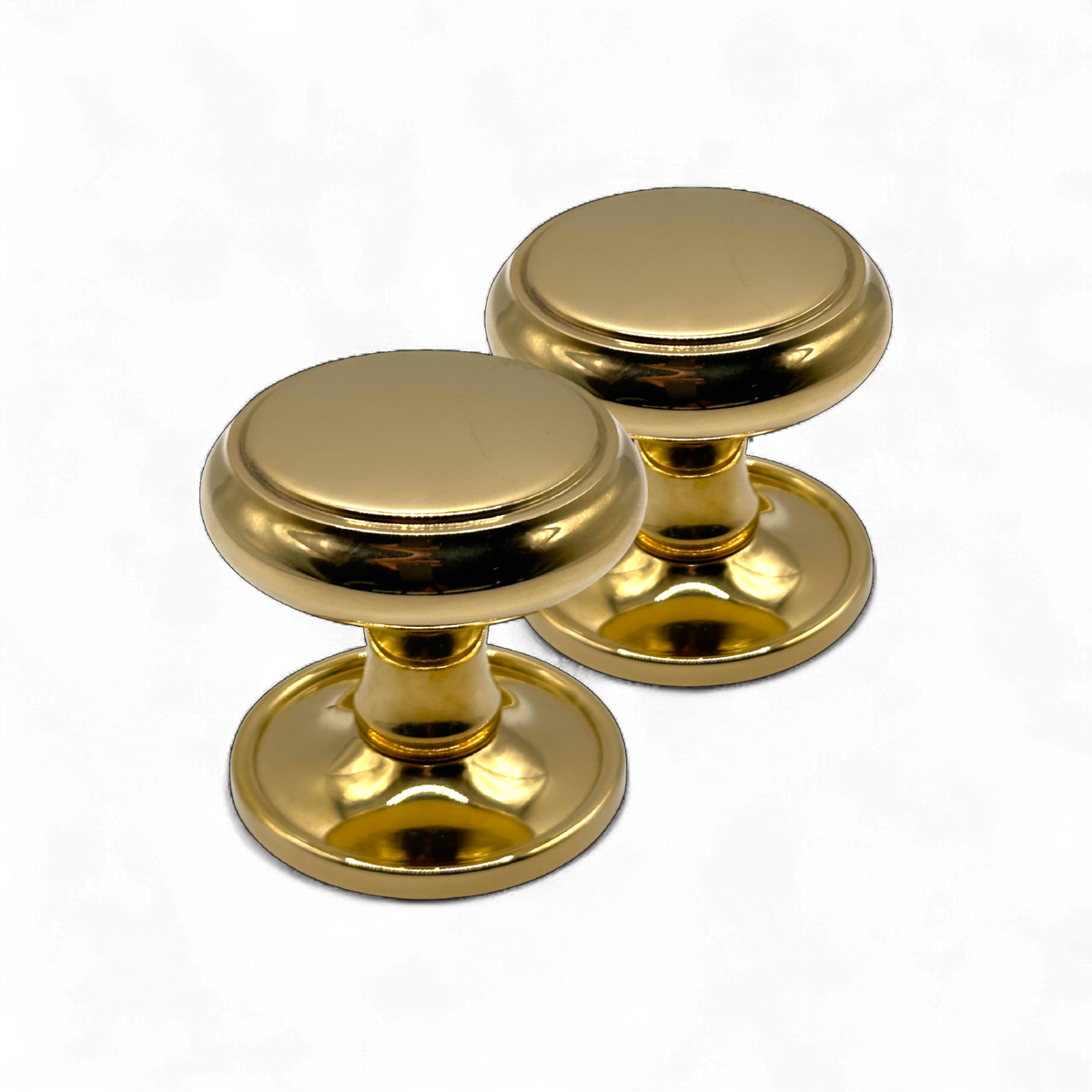 Beau Hardware Mortice Door Knobs - Unlacquered Polished Brass by Beau- Hardware