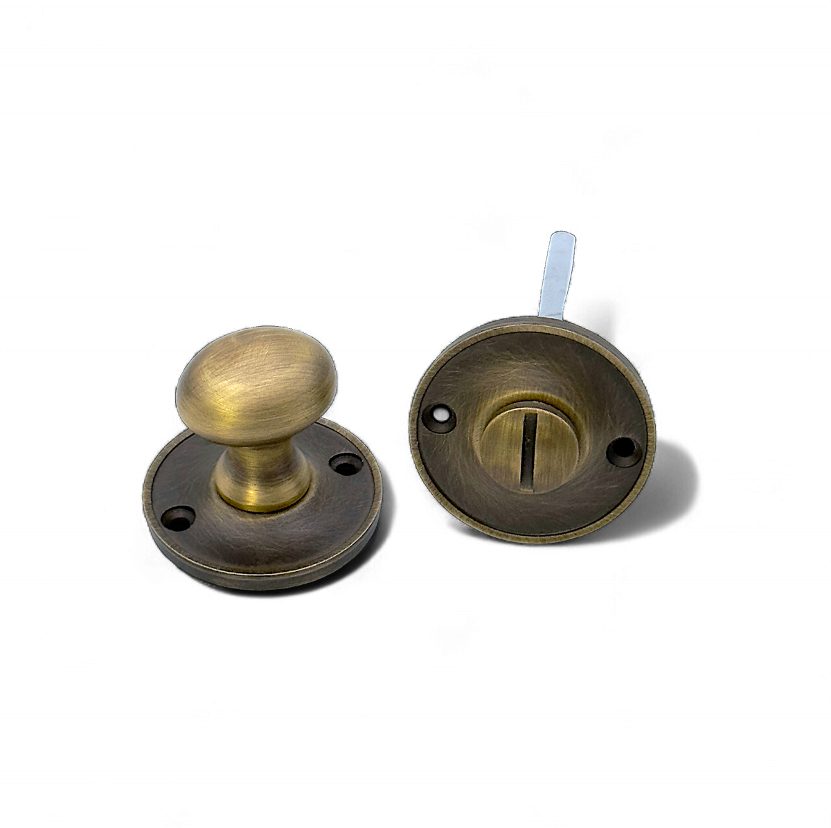 Beau Hardware Privacy Thumbturn & Release - Antique Brass by Beau- Hardware