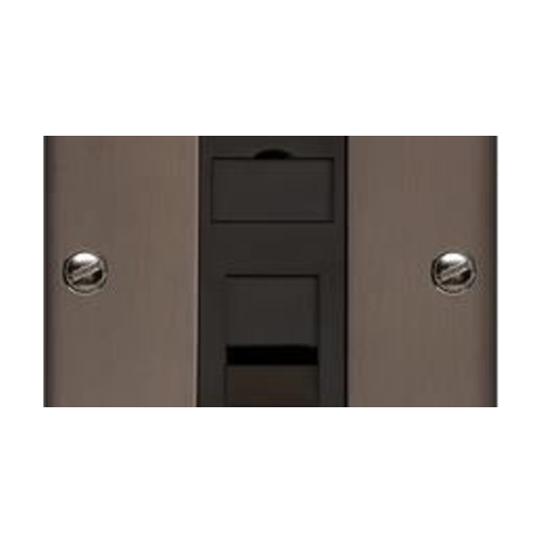 Richmond Elite Range Matt Bronze Switches & Sockets, LP9 - 1 Gang RJ11 by Heritage Brass By M-Marcus