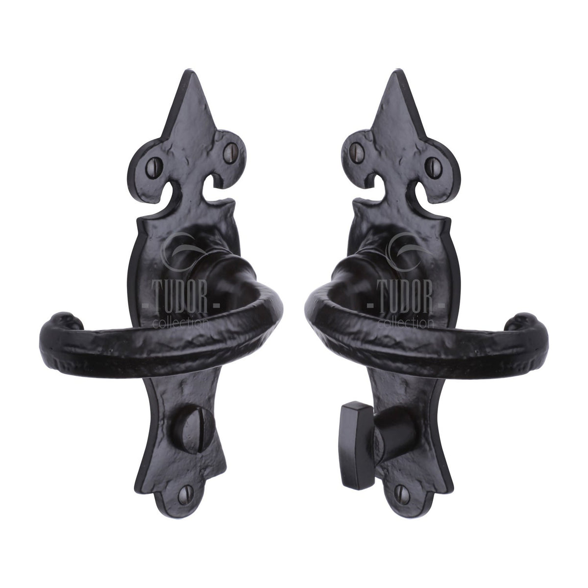 Tudor Wroxeter Door Handle on Plate by M Marcus - Heritage Brass