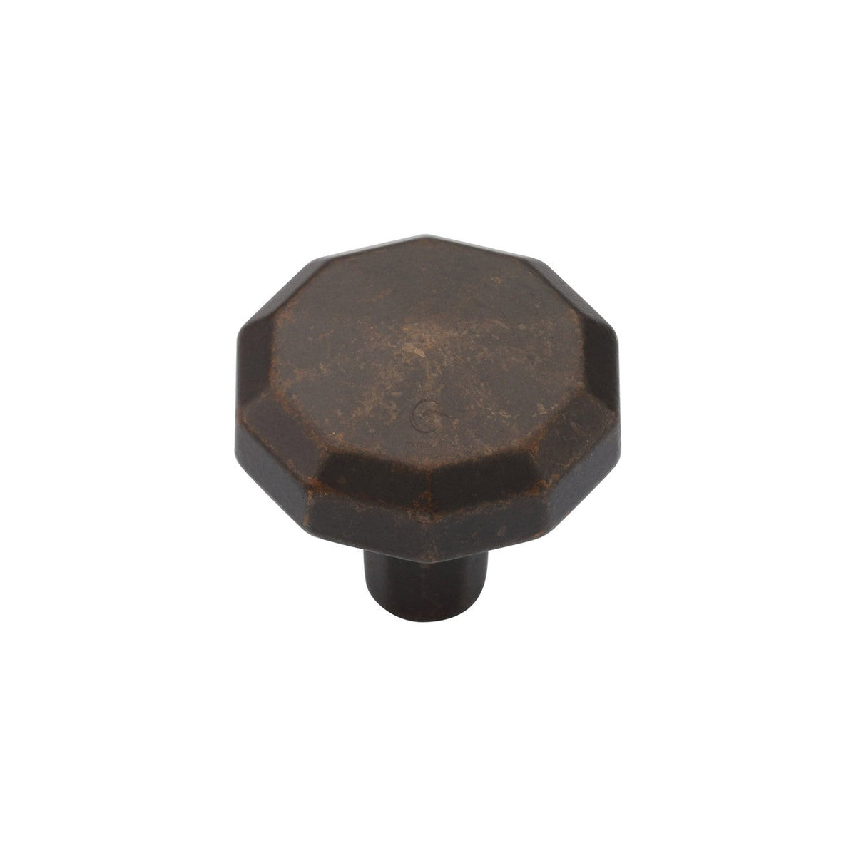 Octagonal Cabinet Knob by M Marcus - Heritage Brass