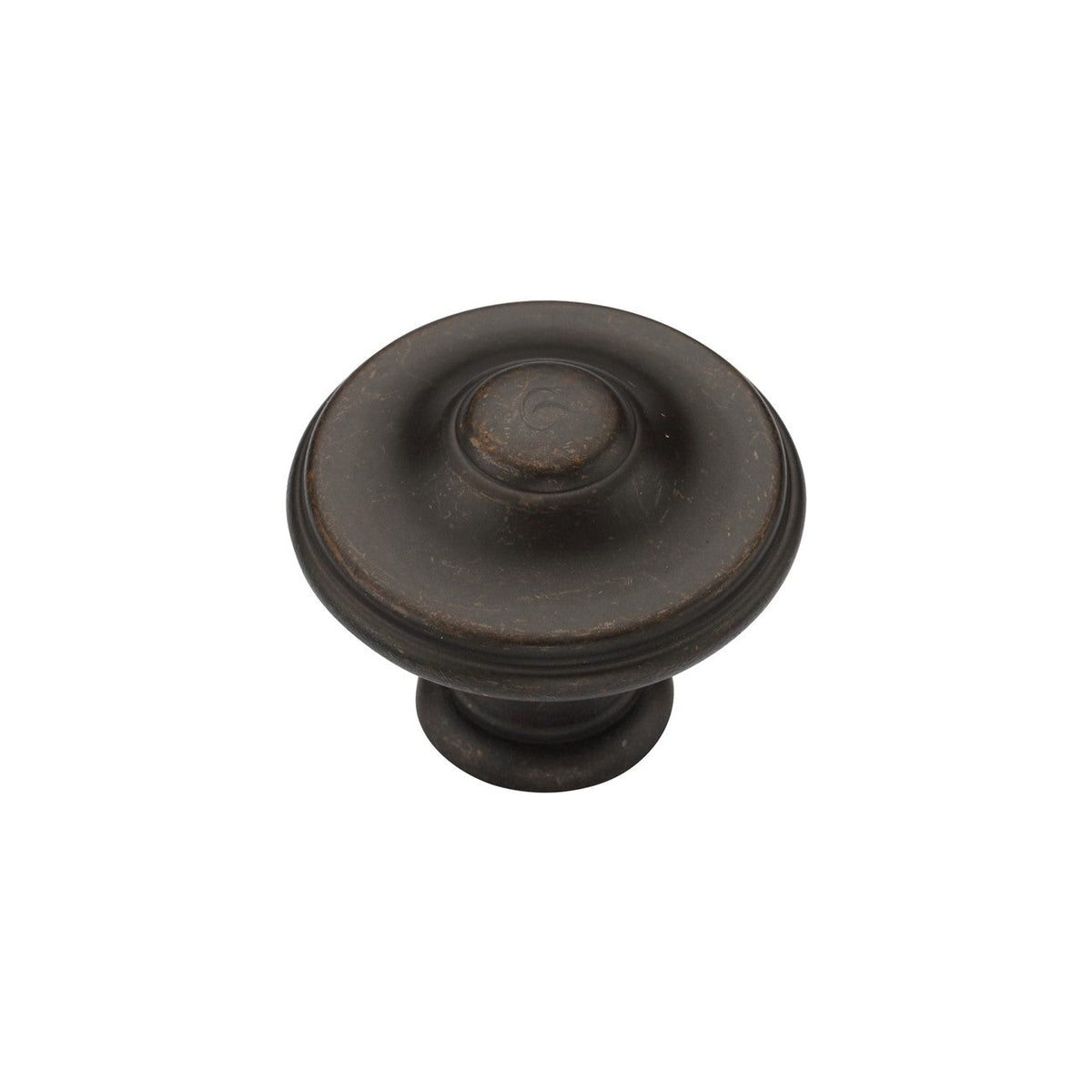 Round Domed Cabinet Knob by M Marcus - Heritage Brass