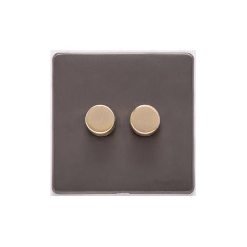 Verona Range Switches & Sockets - 2G Multi Location Primary Dimmer by Heritage Brass By M-Marcus