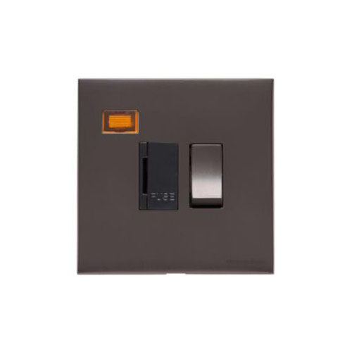 Winchester Range Matt Bronze Switches & Sockets, W09 - Switched Spur with Neon (13 Amp) by Heritage Brass By M-Marcus