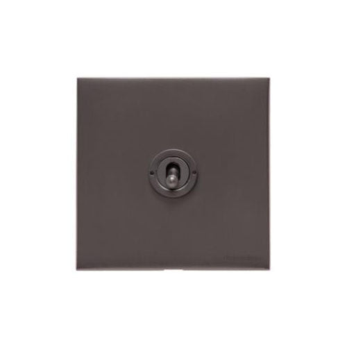 Winchester Range Matt Bronze Switches & Sockets, W09 - 1 Gang Intermediate Toggle Switch by Heritage Brass By M-Marcus