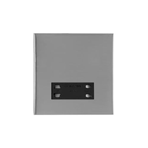 Winchester Range Satin Chrome Silk Switches & Sockets, W35 - Shaver Socket Output Voltage 110/240V by Heritage Brass By M-Marcus