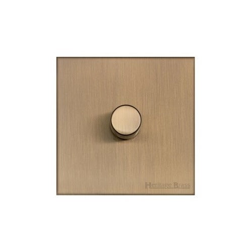 Winchester Range Antique Brass Switches & Sockets, W91 - 1G Multi Location Primary Dimmer by Heritage Brass By M-Marcus
