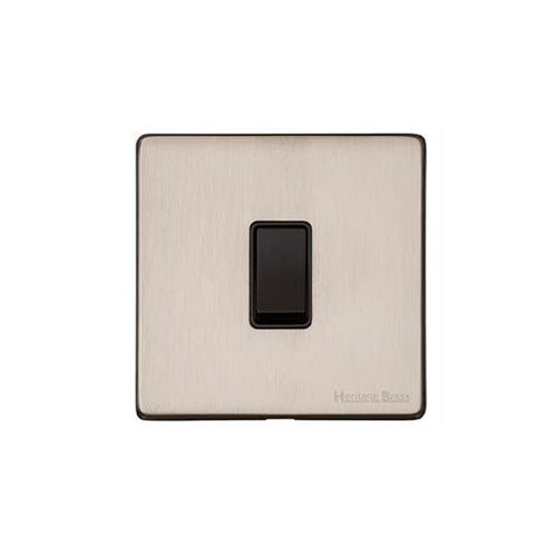 Vintage Range Satin Nickel Switches & Sockets, X05 - 20A Double Pole Switch by Heritage Brass By M-Marcus