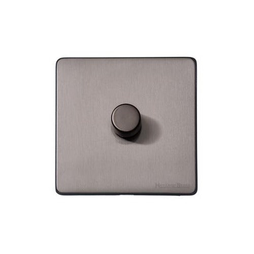 Vintage Range Satin Black Nickel Switches & Sockets, X66 - 1G Multi Location Primary Dimmer by Heritage Brass By M-Marcus