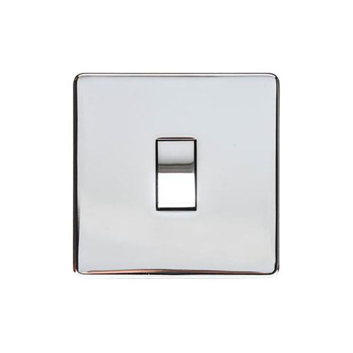 Studio Range Polished Chrome Switches & Sockets, Y02 - 1 Gang Rocker Switch by Heritage Brass By M-Marcus