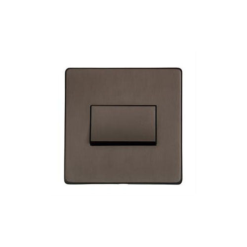 Studio Range Matt Bronze Switches & Sockets, Y09 - 6A Triple Pole Fan Isolator Switch by Heritage Brass By M-Marcus