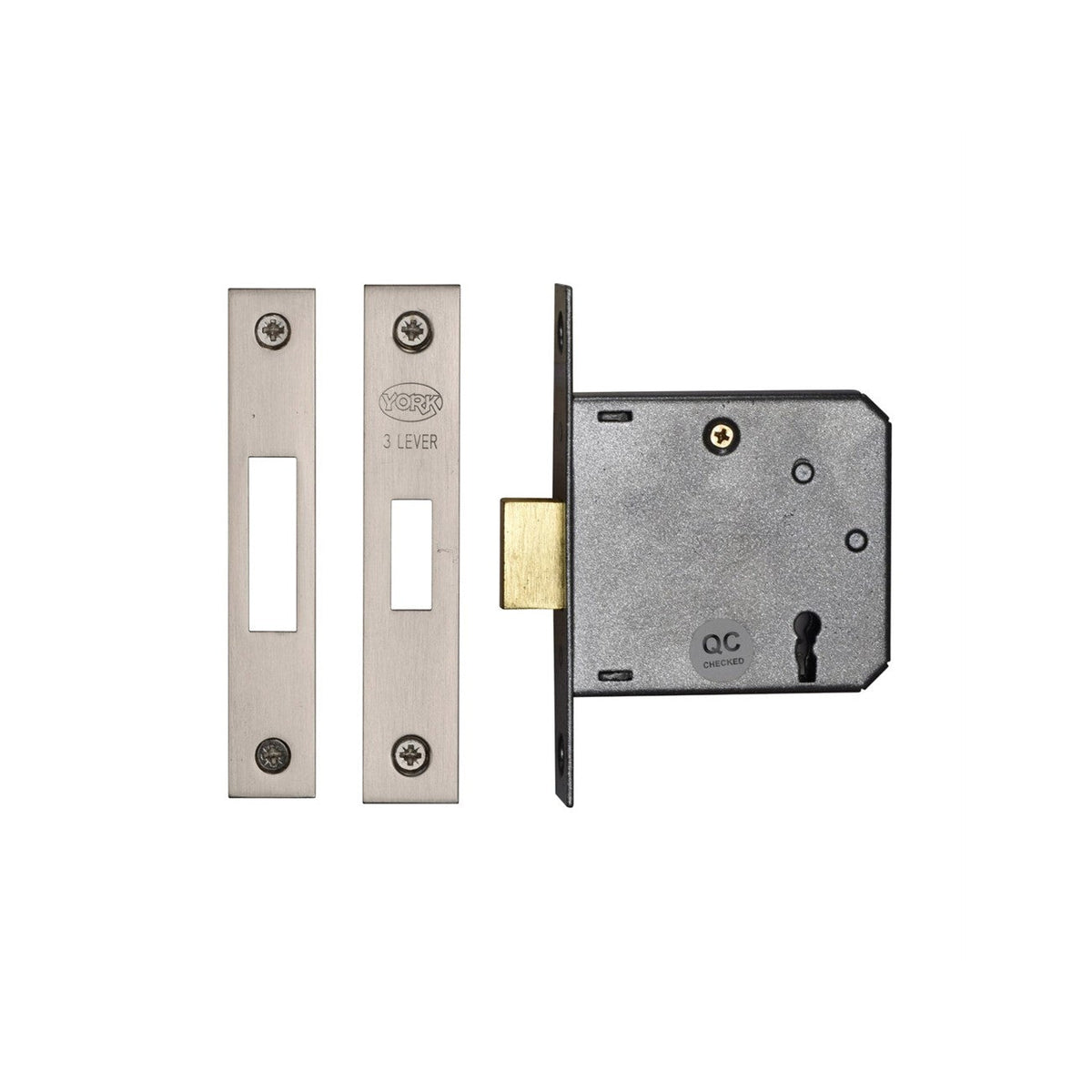 3" Deadlock 3 Lever by M Marcus - Heritage Brass