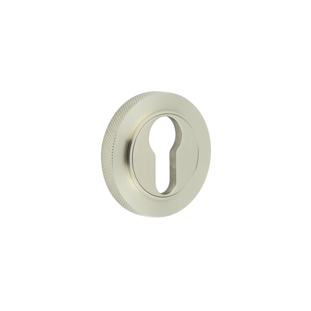 Burlington Euro Profile Escutcheons Knurled Rose by Burlington By Frelan