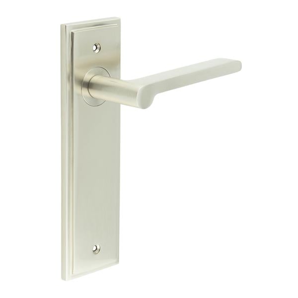 Burlington Fitzrovia Door Handle Latch Backplate by Burlington By Frelan