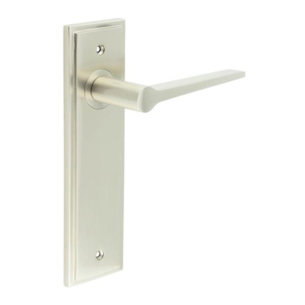 Burlington Knightbridge Door Handles Latch Backplate by Burlington By Frelan
