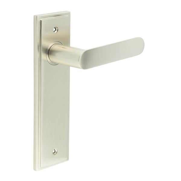 Burlington Kensington Door Handles Latch Backplate by Burlington By Frelan