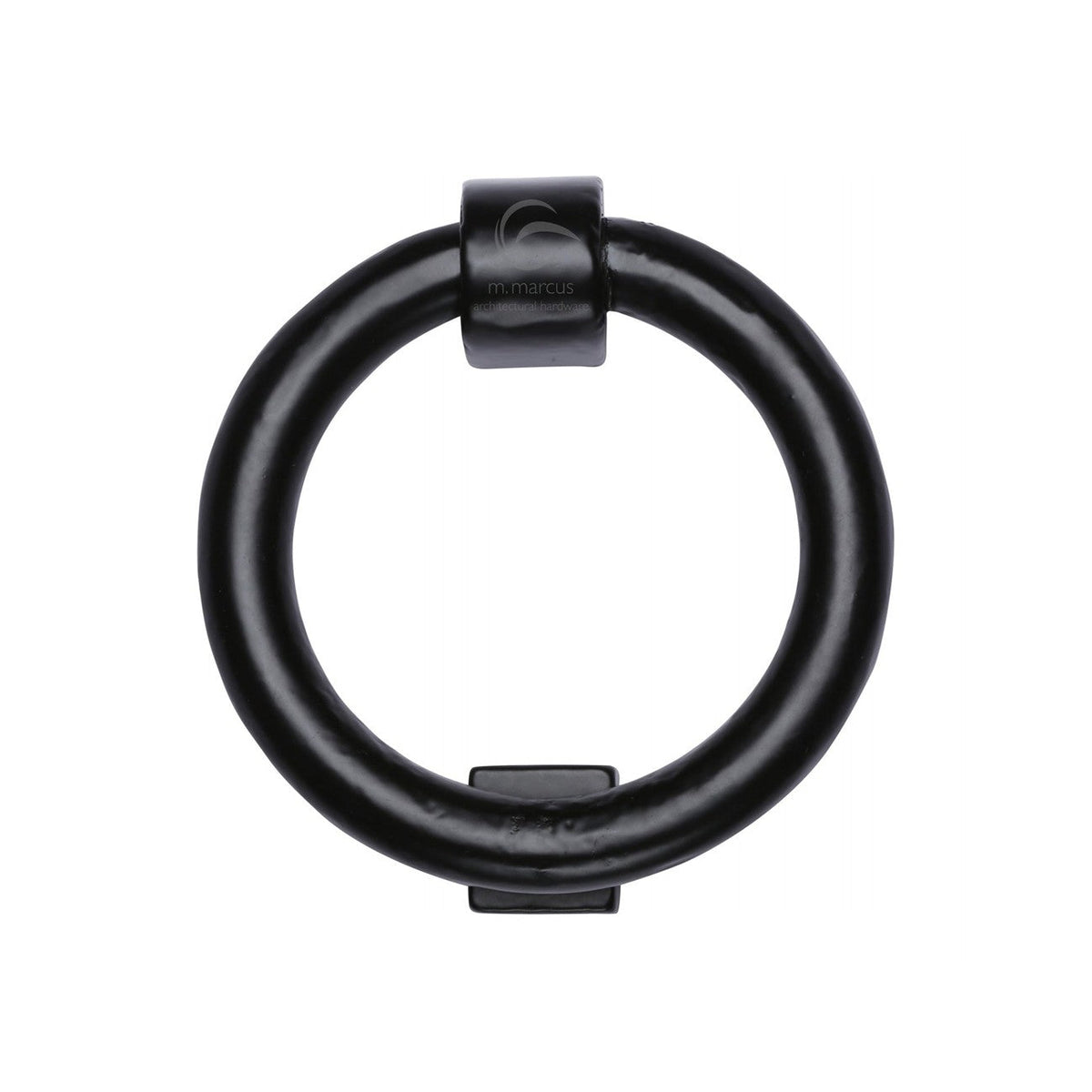 Black Iron Ring Door Knocker by M Marcus - Heritage Brass