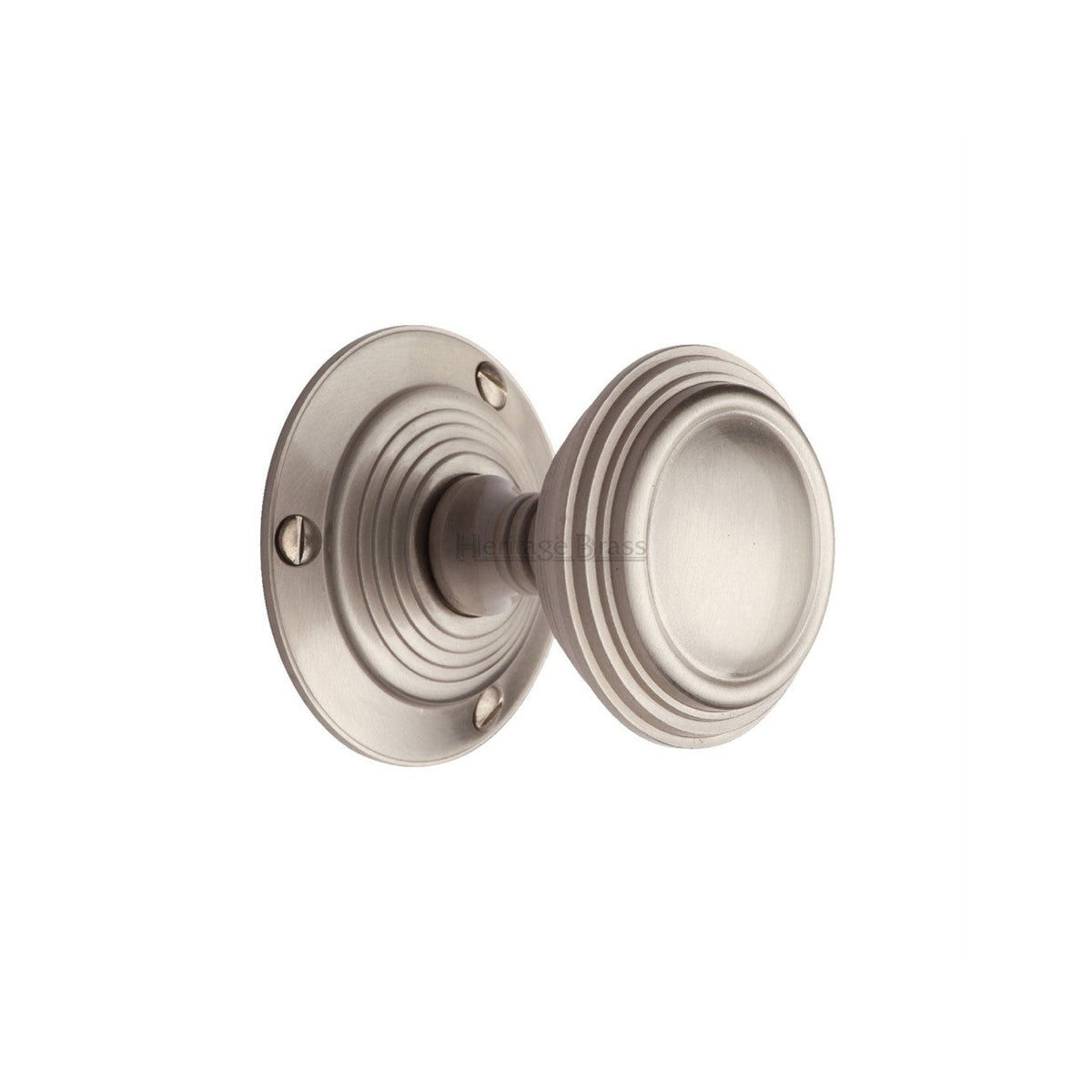 Goodrich Door Knob on Rose by M Marcus - Heritage Brass