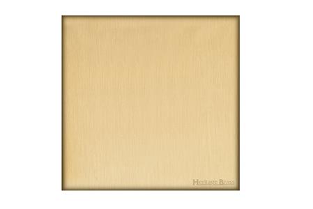 Windsor Range Matt Brass, WN40 - Single Blank Plate