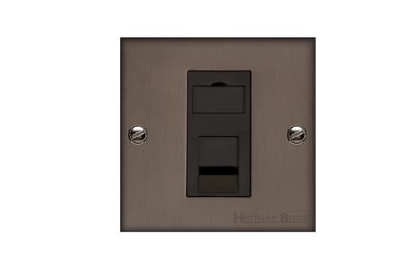 Bauhaus Range Matt Bronze, BH9 - 1 Gang CAT6