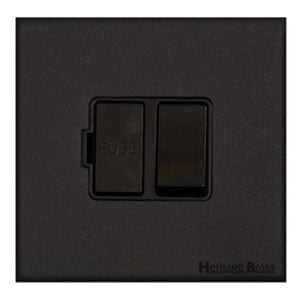 Windsor Range Jet Black (Project Finish) Switched Spur (13 Amp)
