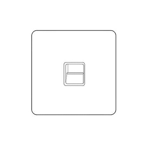 Primed White Flat Square Plate QPW-1 Gang Secondary Line by Heritage Brass By M-Marcus