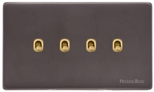 Verona Range - 4 Gang Stockholm Toggle