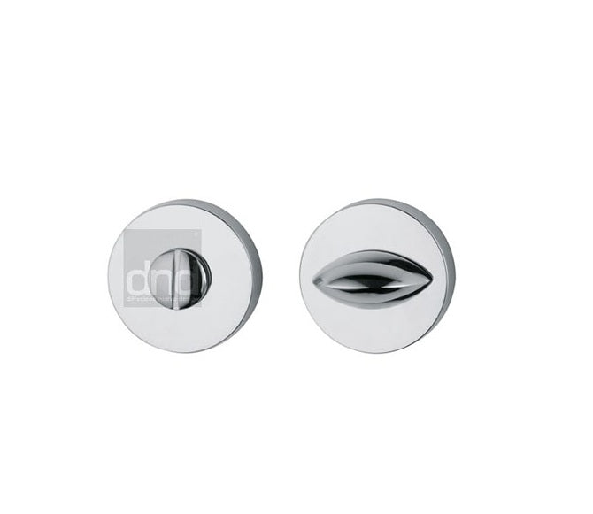 Round Bathroom Turn & Release - RDN03 by M Marcus - Heritage Brass