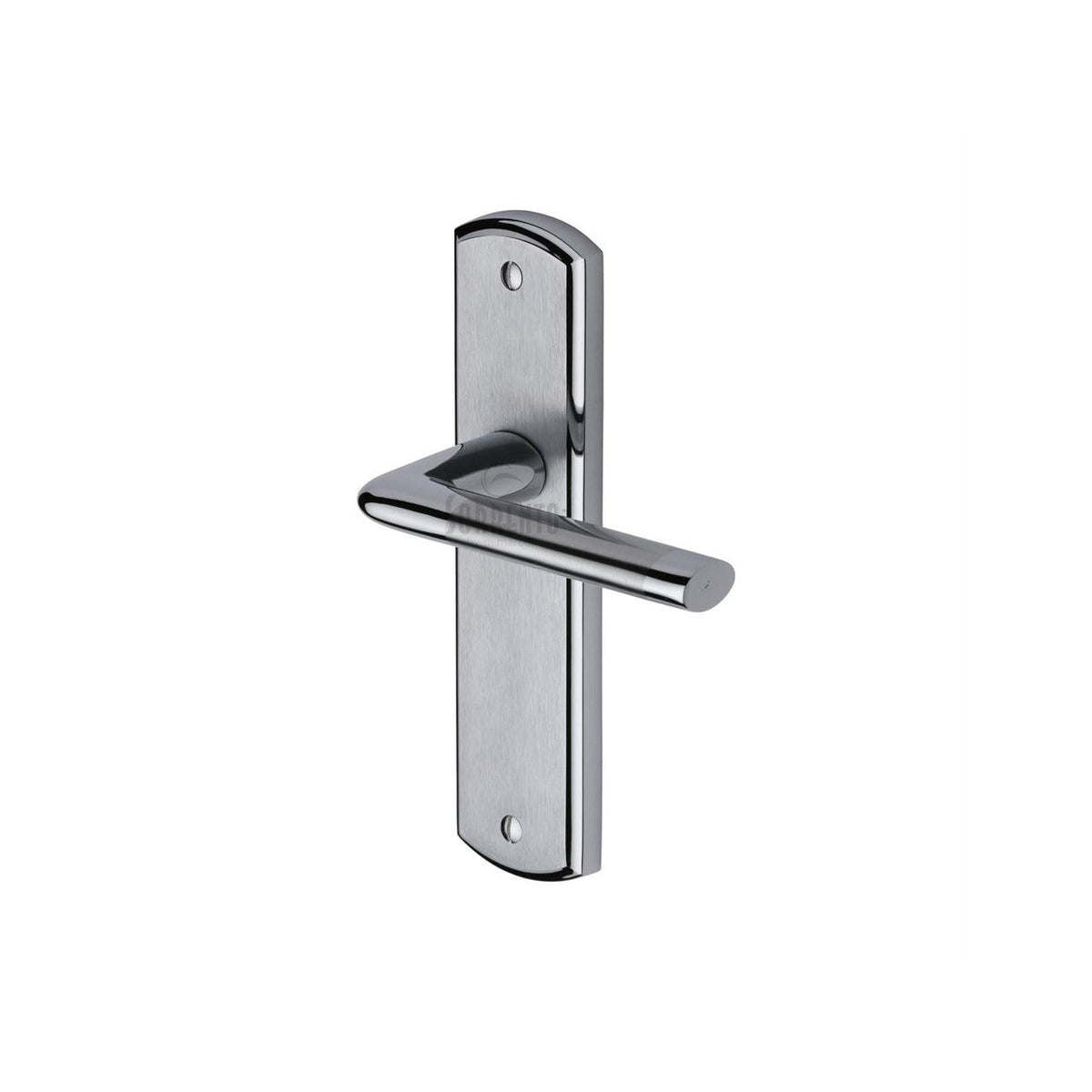 Lena Door Handle on Plate by M Marcus - Heritage Brass