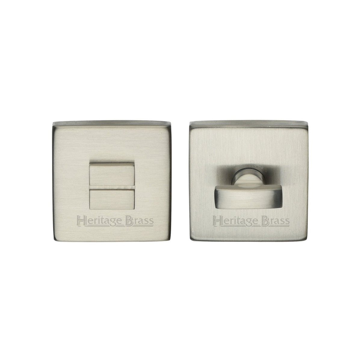 Square Bathroom Turn & Release - SQ5040 by M Marcus - Heritage Brass