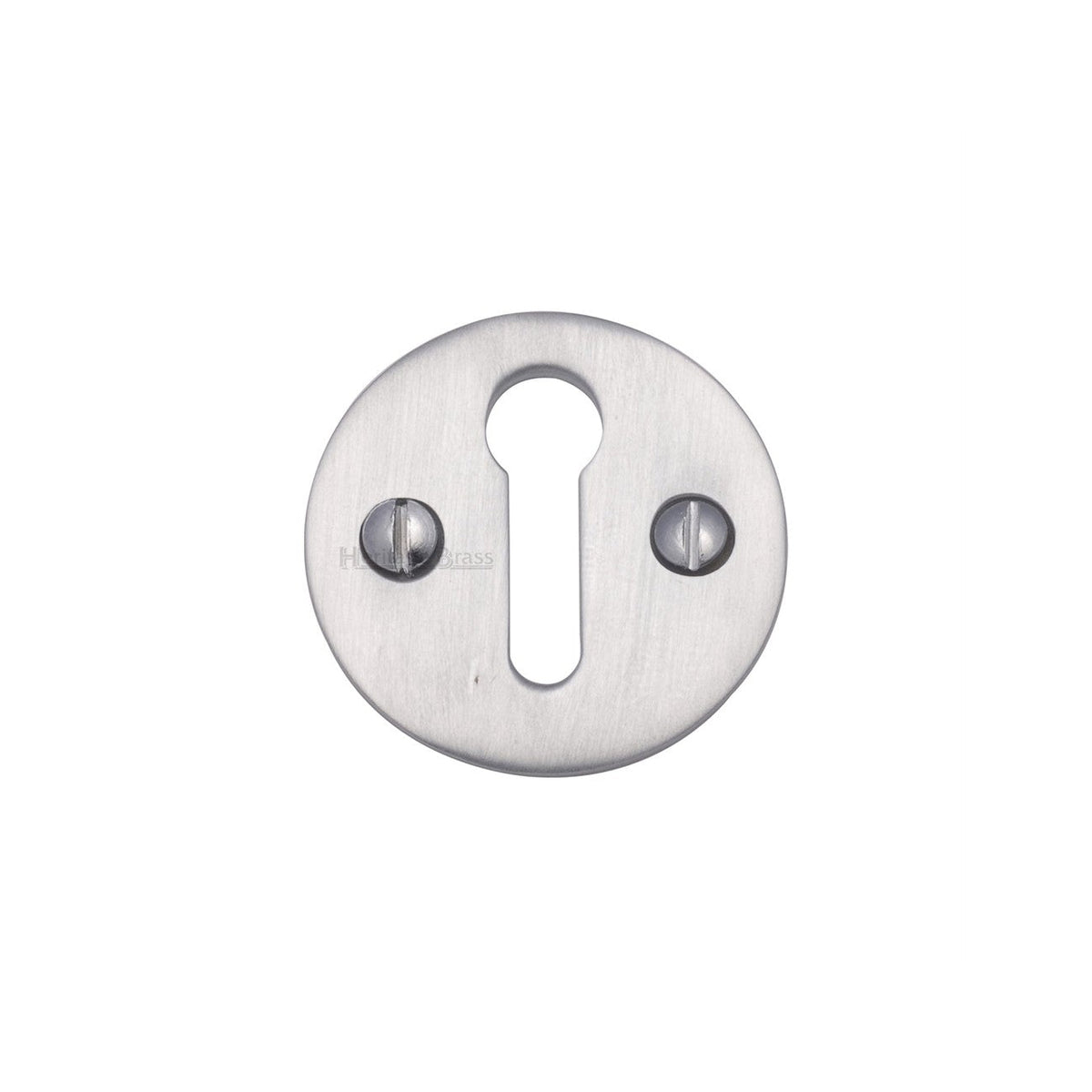 Standard Key Escutcheon Round - V1010 by M Marcus - Heritage Brass
