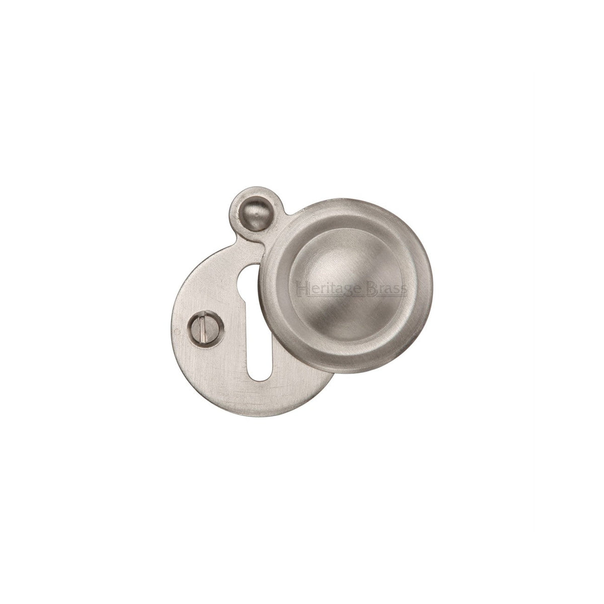Standard Covered Key Escutcheon Round - V1020 by M Marcus - Heritage Brass