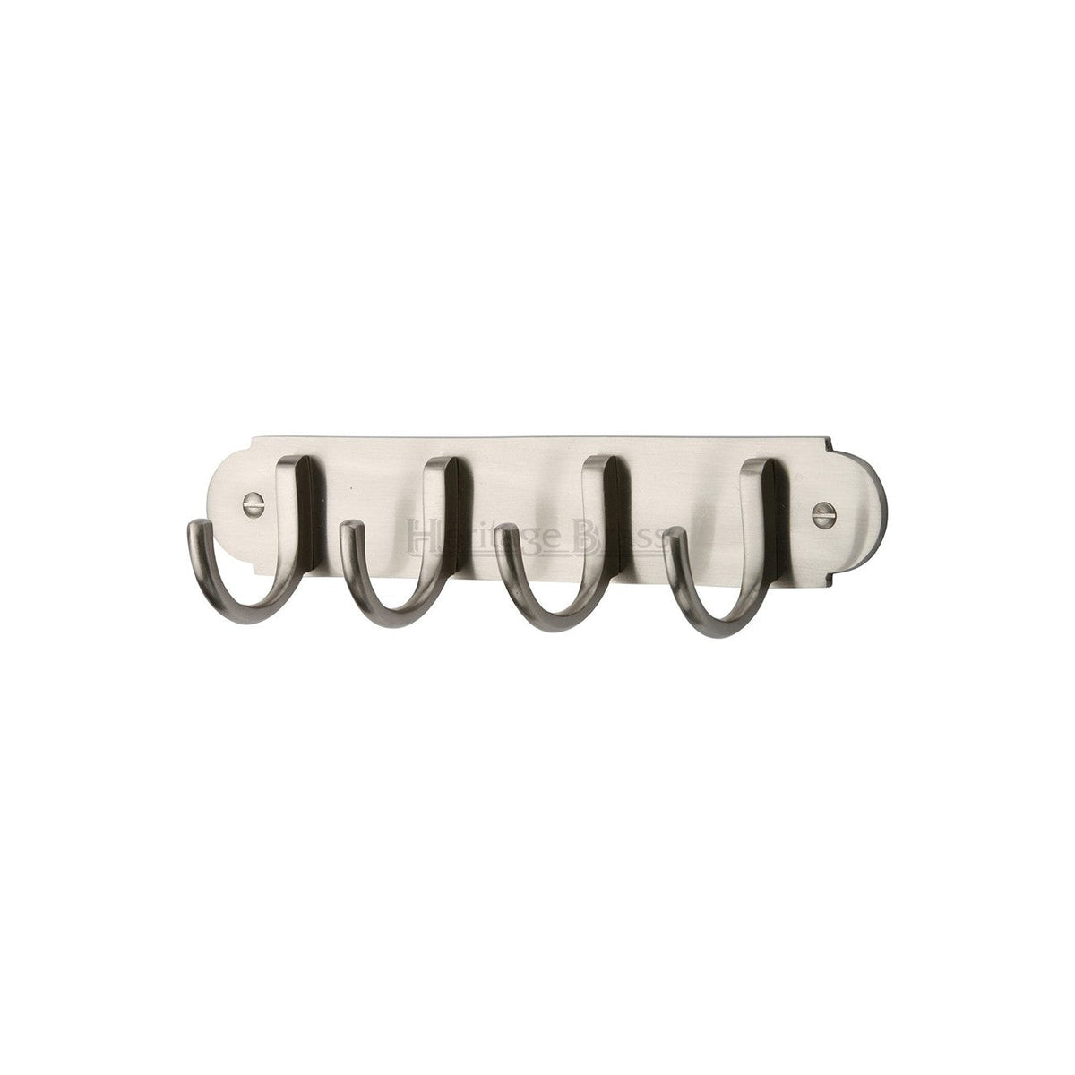 Coat Hooks on Plate by M Marcus - Heritage Brass