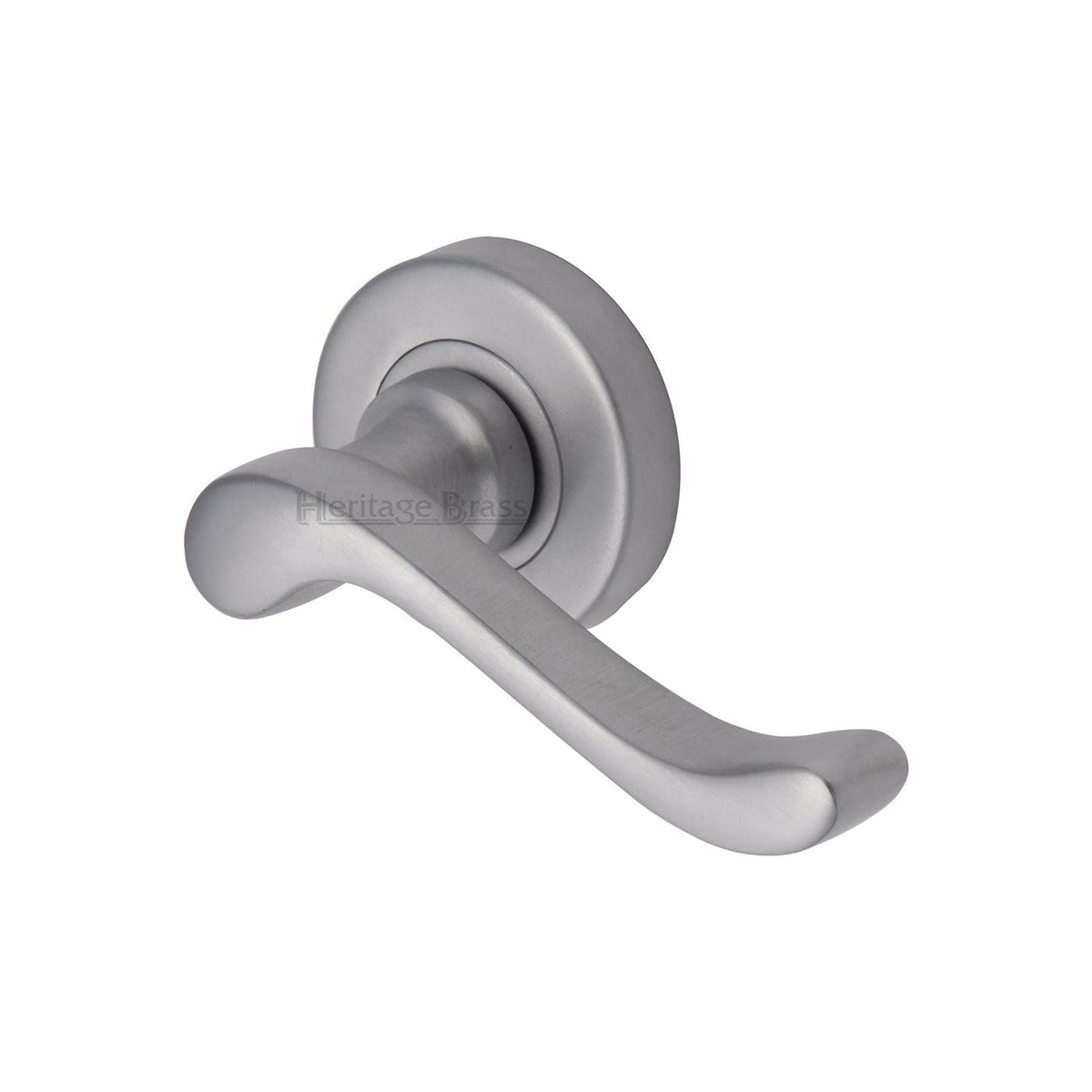 Bedford Door Handle on Round Rose