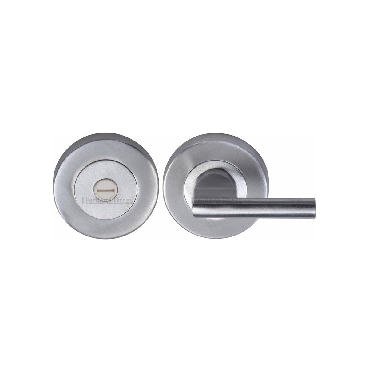 Round Bathroom Turn & Release - V4044 by M Marcus - Heritage Brass
