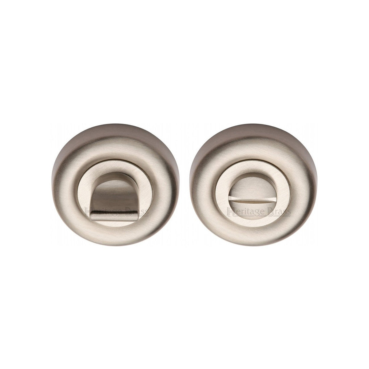 Round Bathroom Turn & Release - V6720 by M Marcus - Heritage Brass