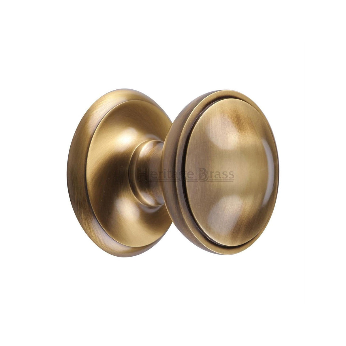 Round Centre Door Knob by M Marcus - Heritage Brass