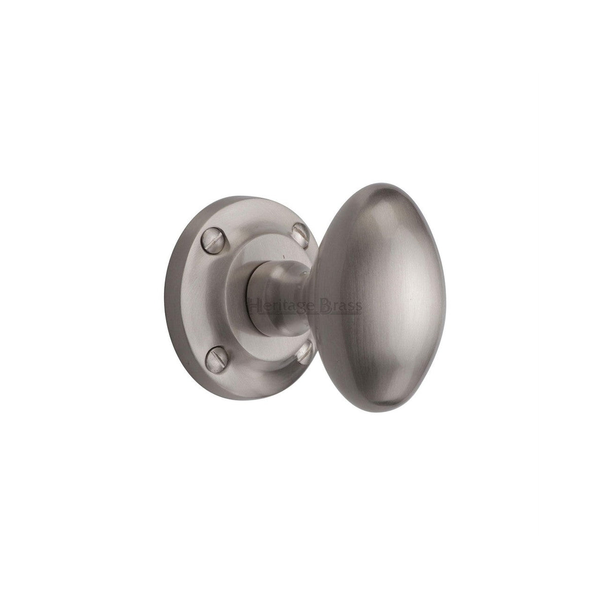 Suffolk Mortice Door Knob on Rose by M Marcus - Heritage Brass
