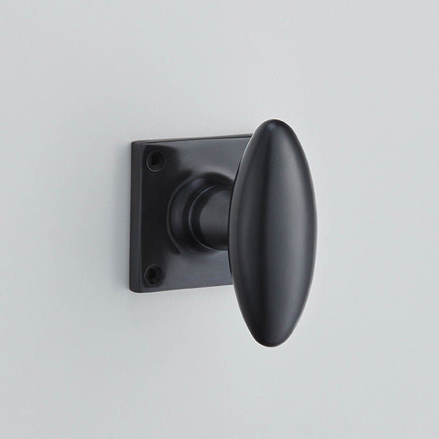 ZEPPELIN MORTICE KNOB ON SQUARE ROSE