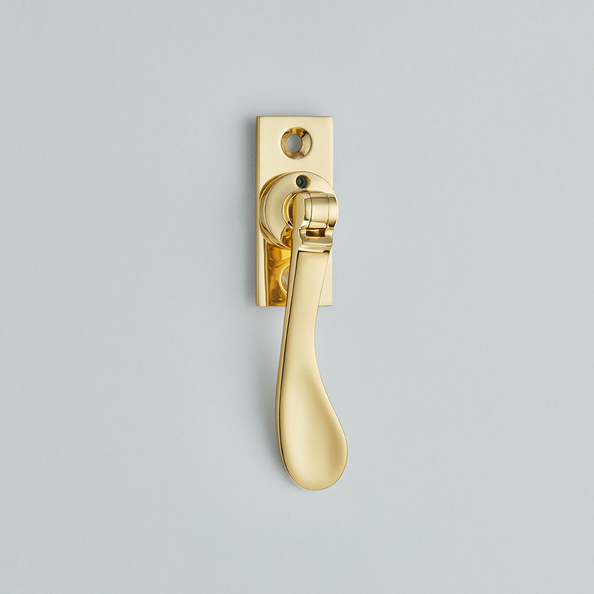 old-WINDOW ESPAGNOLETTE HDLE, SPOON END 60 X 25MM