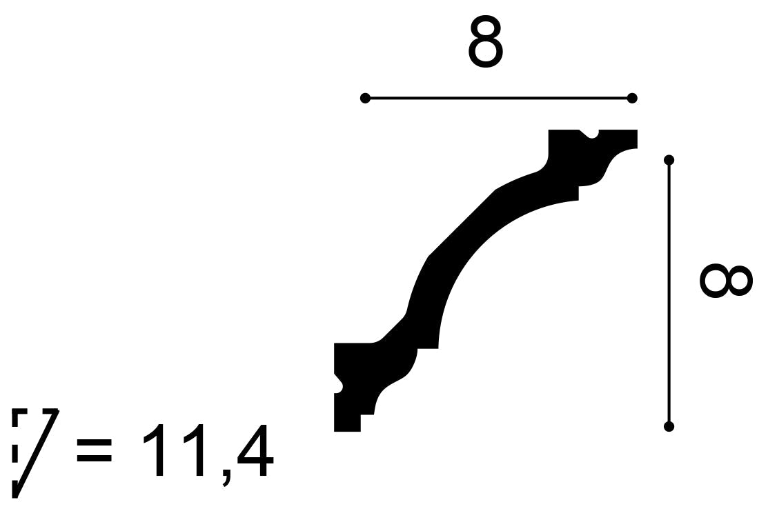 Orac Decor, C213F Flexible Cornice Moulding, Cornice Moulding, Cornice Moulding, Flexible Cornice Moulding