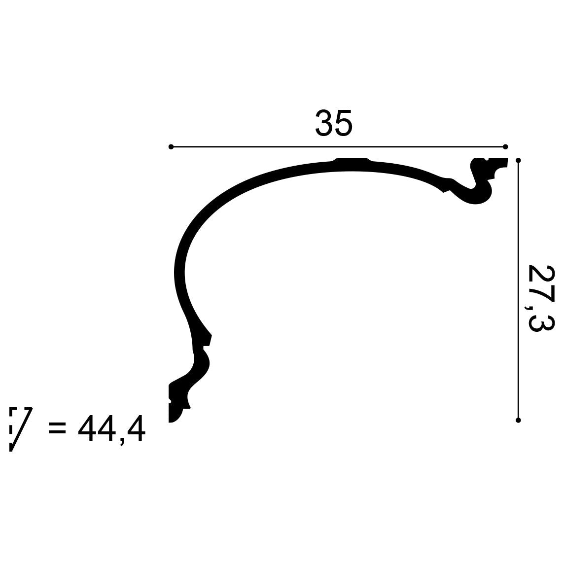 Orac Decor, C344 Cornice Moulding, Cornice Moulding, Cornice Moulding