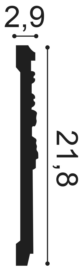 P7080 Panel Mouldings Size: 2.9x21.8. (cm)